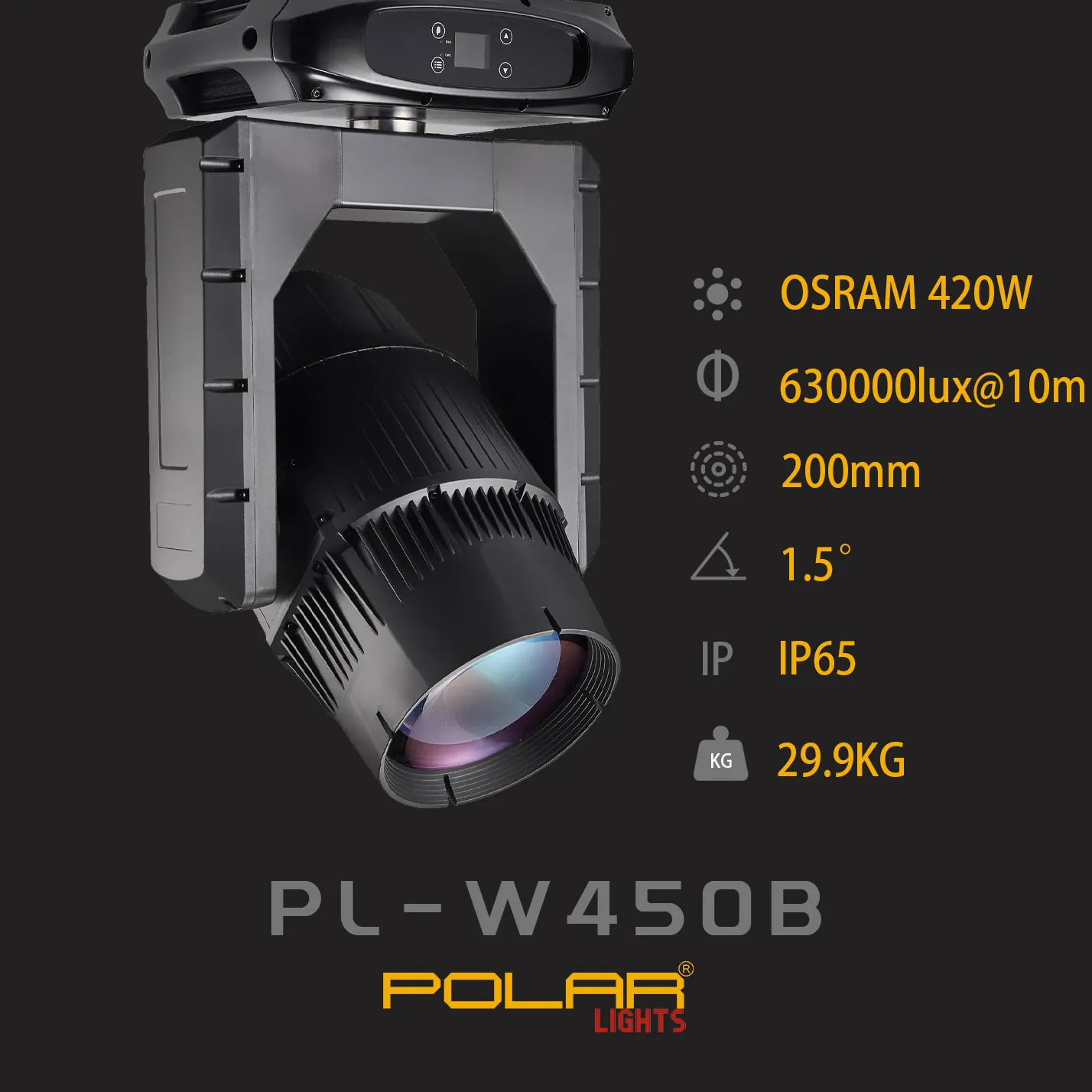 Waterproof 420W Beam Moving Head
