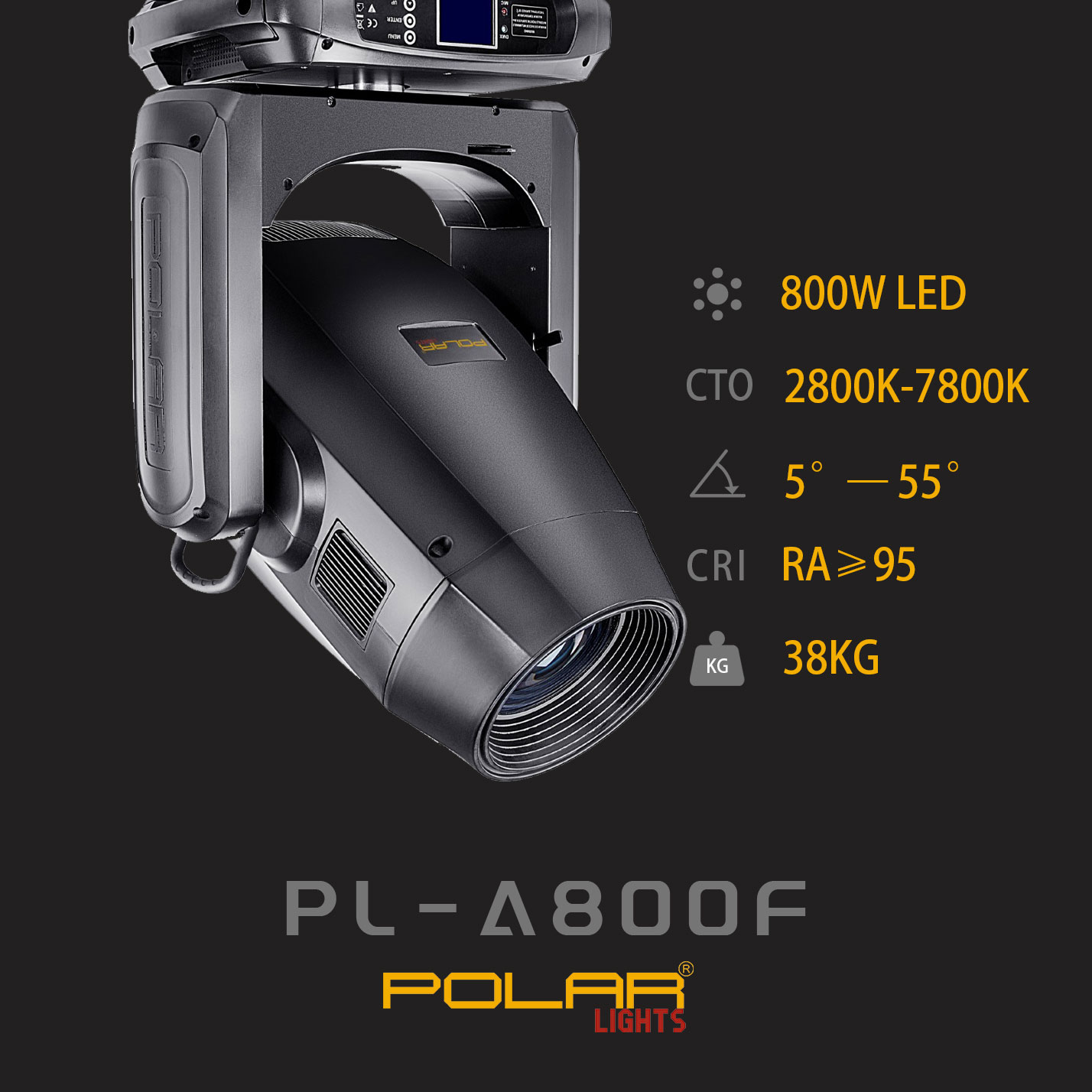 LED 800W Beam Spot Wash Framing Moving Headwith CMY&CTO